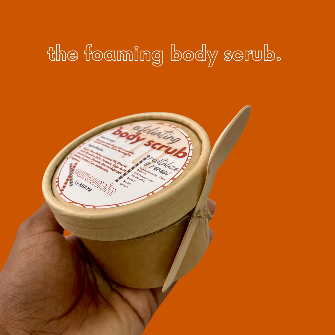 Curcumin Foaming Body Scrub